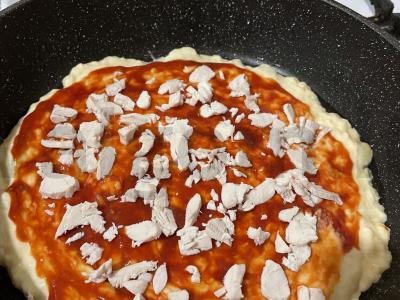 Mini pica su vištiena ir grybais Žingsnis 5