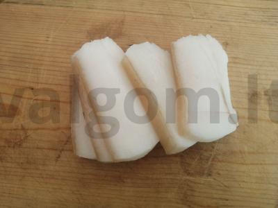 Bulvės su grybais ant anglių Žingsnis 1