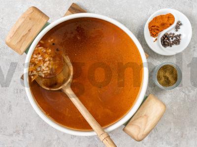 Klasikinis kharcho sriuba iš jautienos Žingsnis 2