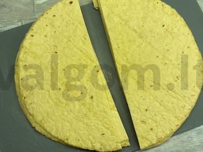 Tortilijos užkandis su marinuotais pievagrybiais Žingsnis 5