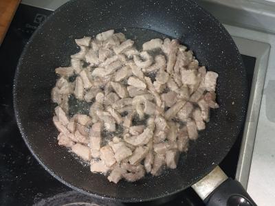 Grikių makaronai su mėsa Žingsnis 2