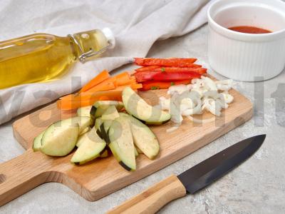 Daržovių troškinys su kalendra Žingsnis 1