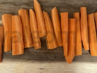 Morkų lazdelės orkaitėje Žingsnis 1