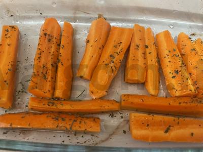 Morkų lazdelės orkaitėje Žingsnis 3