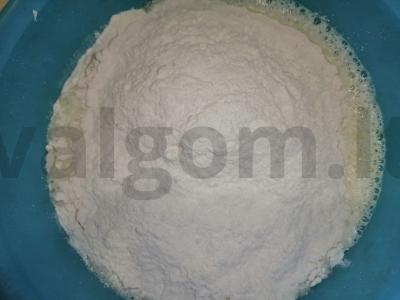 Klasikiniai blynai su migdolų pienu Žingsnis 2