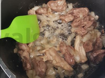 Sriuba su vištienos širdelėmis Žingsnis 1