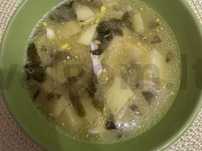 Namų sriuba su rūgštynėmis pagrindine nuotrauka