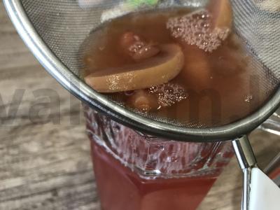 Obuolių, agrastų, abrikosų ir aviečių kompotas Žingsnis 5