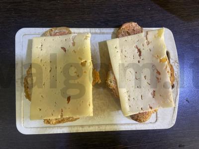 Kruasanas su kumpiu ir sūriu Žingsnis 5