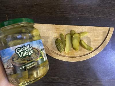 Kruasanas su kumpiu ir sūriu Žingsnis 7