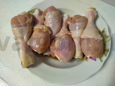 Funchosa su troškinta vištiena ir daržovėmis Žingsnis 1