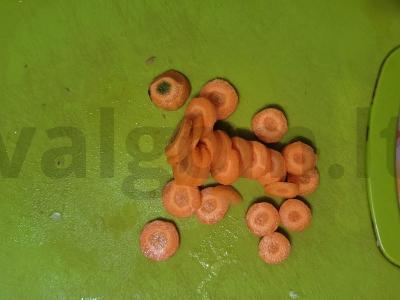 Sultingas šurpa su kiauliena ir daržovėmis katile Žingsnis 3