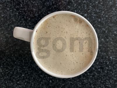 Kava su halva ir saldžiuoju pienu Žingsnis 6