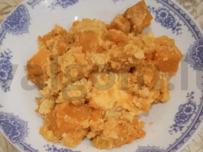 Moliūgų košė su grūdais pagrindine nuotrauka