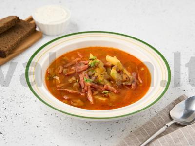 Grybų sriuba su raguolėmis pagrindine nuotrauka