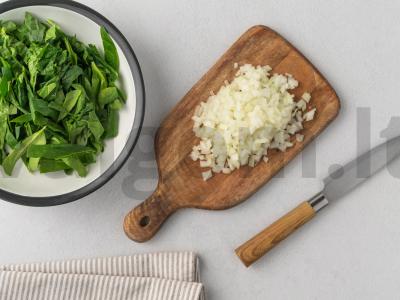 Špinatų pyragas Žingsnis 3