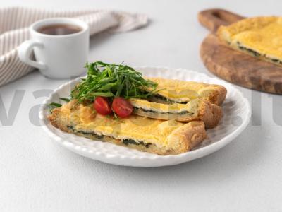 Špinatų pyragas pagrindine nuotrauka