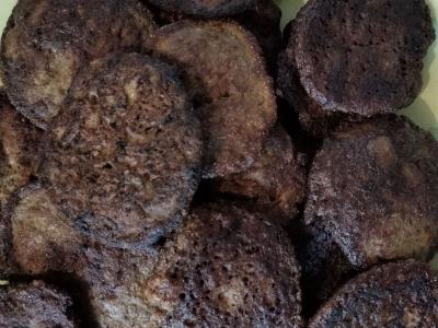 Švelnūs kepenų blynai su daržovėmis Žingsnis 8