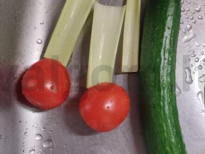 Pupelės su šviežiais daržovėmis ir salierais Žingsnis 2