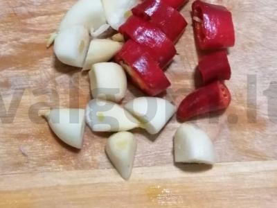 Sūdyti agurkai maišelyje Žingsnis 4