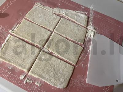 Sluoksniuoti vaniliniai sūrio pyragėliai Žingsnis 3