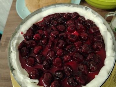 Namų tortas su vyšniomis Žingsnis 5