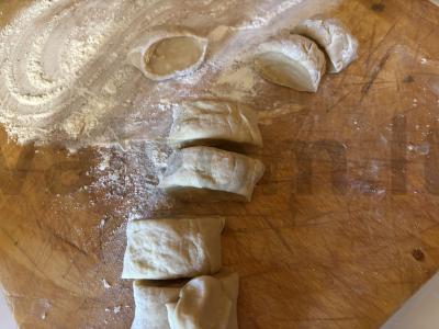 Karameliniai biskvitai tortui Žingsnis 9