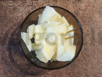 Žirnių sriuba su rūkytomis krūtinėlėmis Žingsnis 2