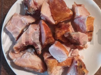 Žirnių sriuba su rūkytomis krūtinėlėmis Žingsnis 3