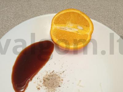 Daržovių salotos su apelsinų padažu Žingsnis 6