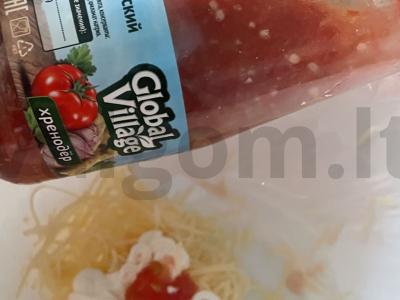 Užkandis „Kepti pomidorai“ keptuvėje Žingsnis 3