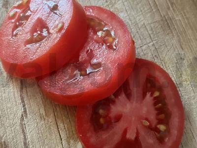 Užkandis „Kepti pomidorai“ keptuvėje Žingsnis 4