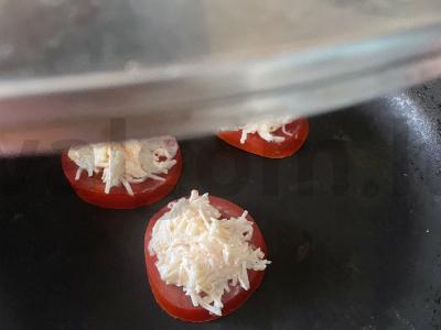 Užkandis „Kepti pomidorai“ keptuvėje Žingsnis 7