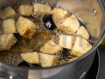 Salotas su traškiais baklažanais ir saldžiuoju čili Žingsnis 2