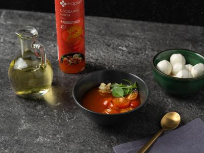 Salotas su traškiais baklažanais ir saldžiuoju čili Žingsnis 3