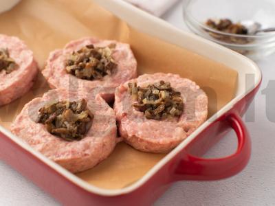 Mėsos vyniotiniai su grybais Žingsnis 8