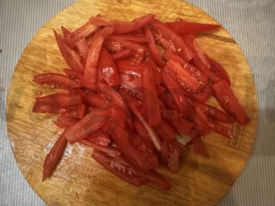 Aštrūs baklažanai su pupelėmis Žingsnis 3