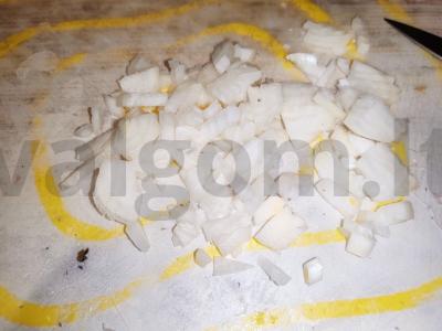 Greitas vakarienė „Makaronai su troškiniu“ Žingsnis 1