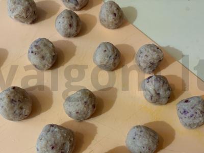 Vištienos meatballs su kmynais Žingsnis 6