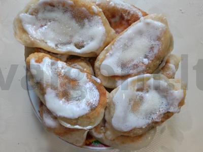 Pyragėliai su rūgštynėmis grietinėje Žingsnis 7