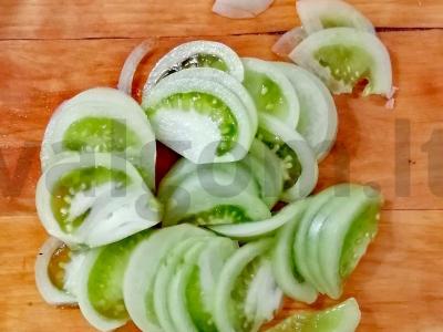 Žalios pomidorų užkandis Žingsnis 7