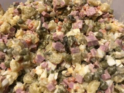 Olivjė su alyvuogėmis ir dešra Žingsnis 9