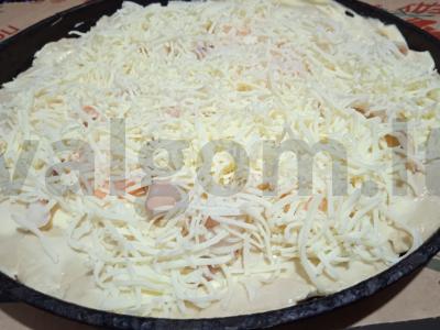 Pica su krevetėmis, kalmarais ir čili pipirais Žingsnis 5