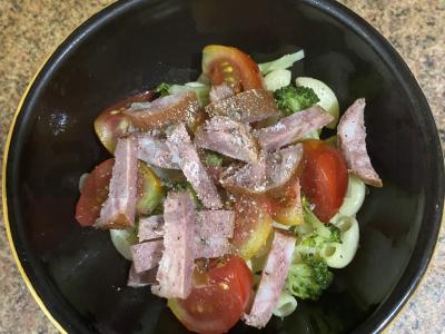 Makaronų salotas „Sprogimas“ Žingsnis 4