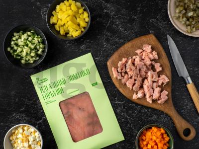 Olivje salotos su lašiša Žingsnis 3