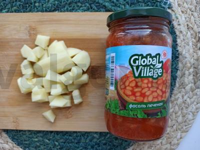 Kalakutienos pupelių sriuba Žingsnis 2