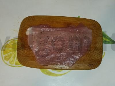 Kiaulienos kepsnys po bulvėmis su sūriu Žingsnis 2