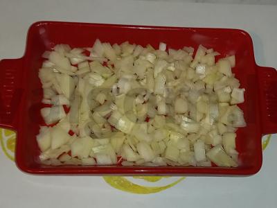 Kiaulienos kepsnys po bulvėmis su sūriu Žingsnis 3