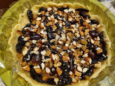 Tarkuotas pyragas su džiovintais vaisiais arbatai Žingsnis 3