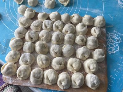 Koldūnai su kiaulienos faršu ant naminio tešlos Žingsnis 5